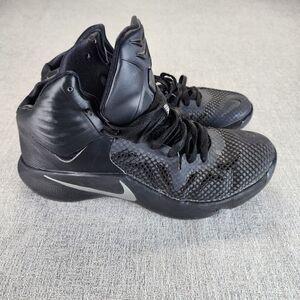 Nike Shoes Mens Size 12.5 Black Zoom Hyperfuse 2014 High Top Basketball Gym
